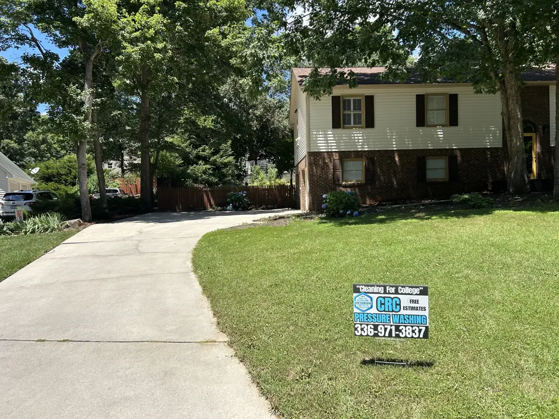 CRC exterior cleaning project
